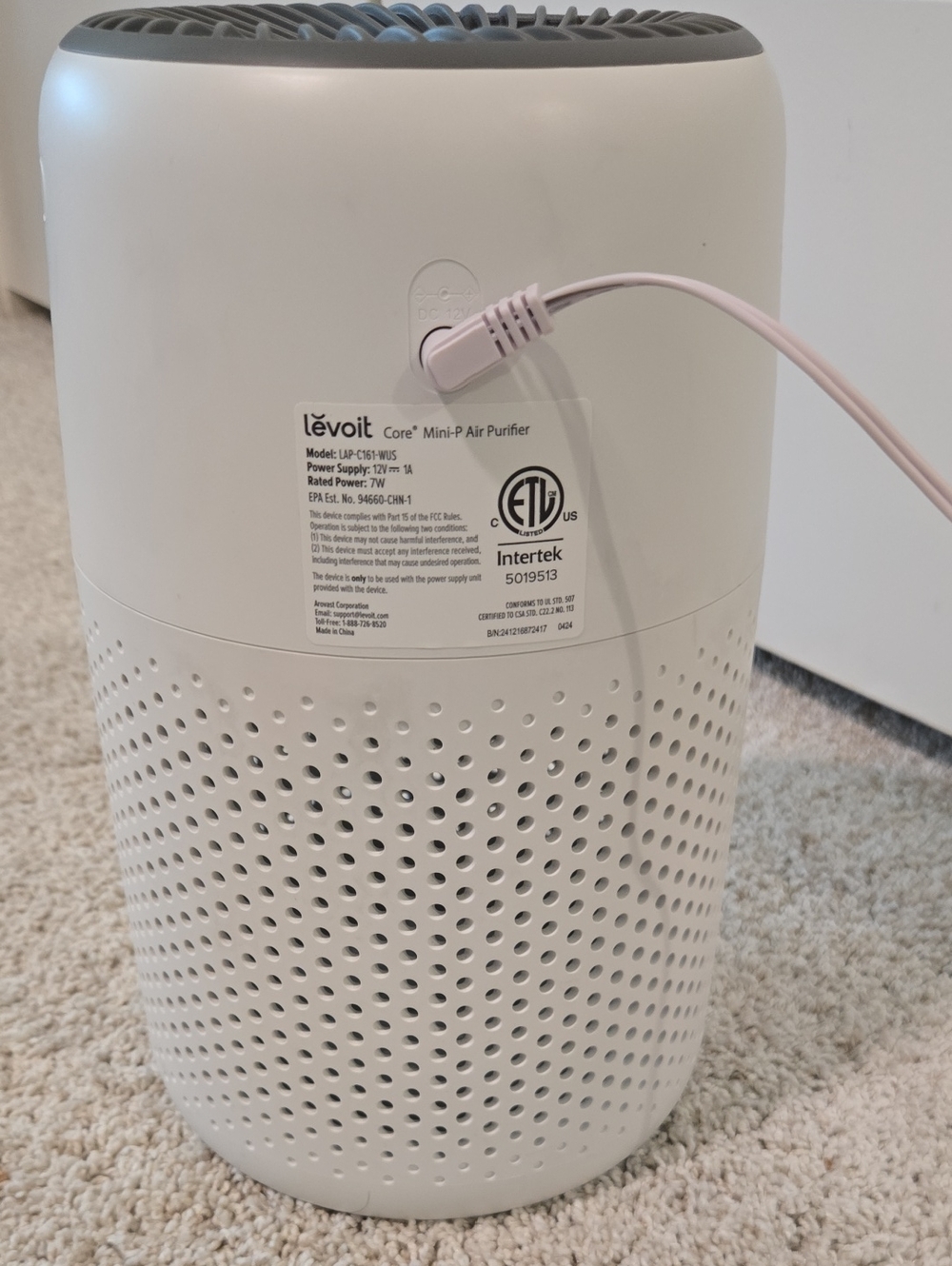 Levoit Mini P Air Purifier - Picture 5 of 7